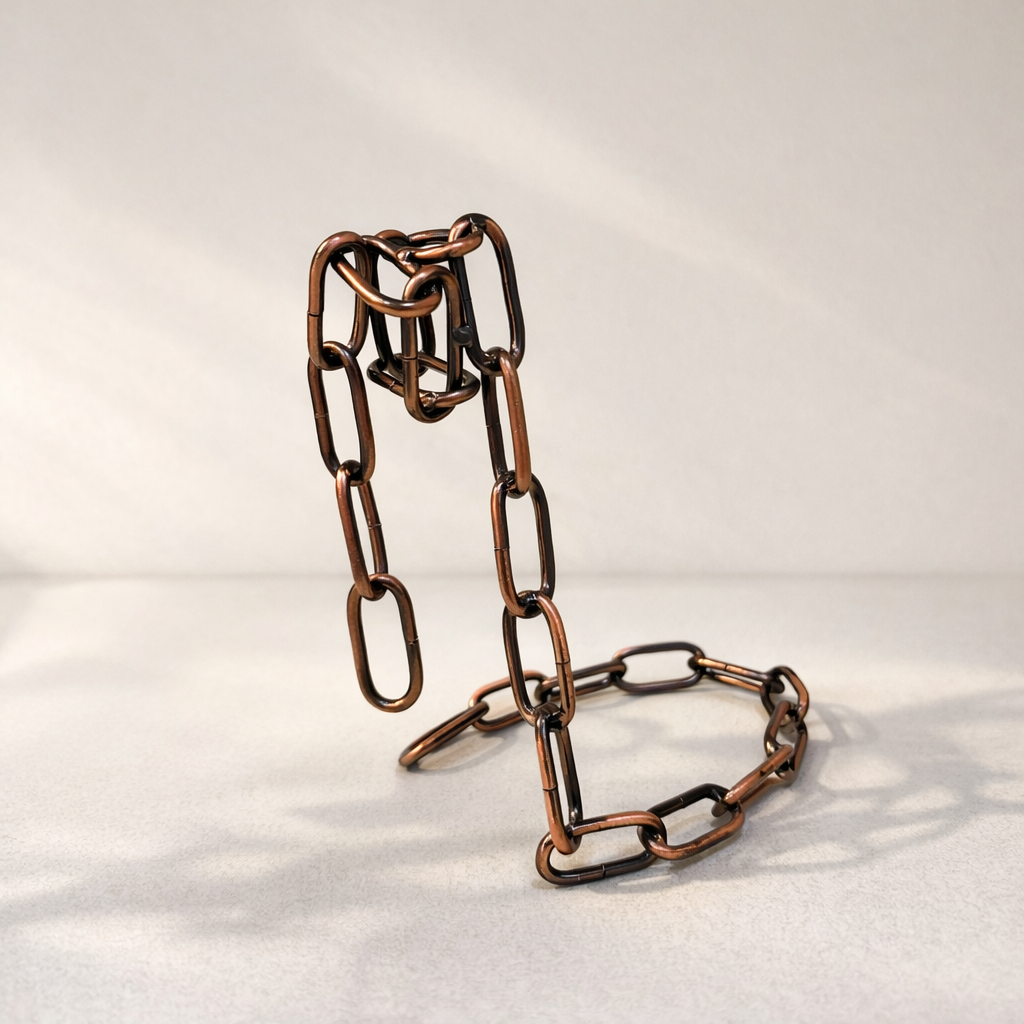 Copper Chain Stand